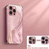 Pink crystal flowing sand pattern design glass phone case suitable for iPhone 17 16 15 14 13 12 11Pro/Max/Plus scratch resistant