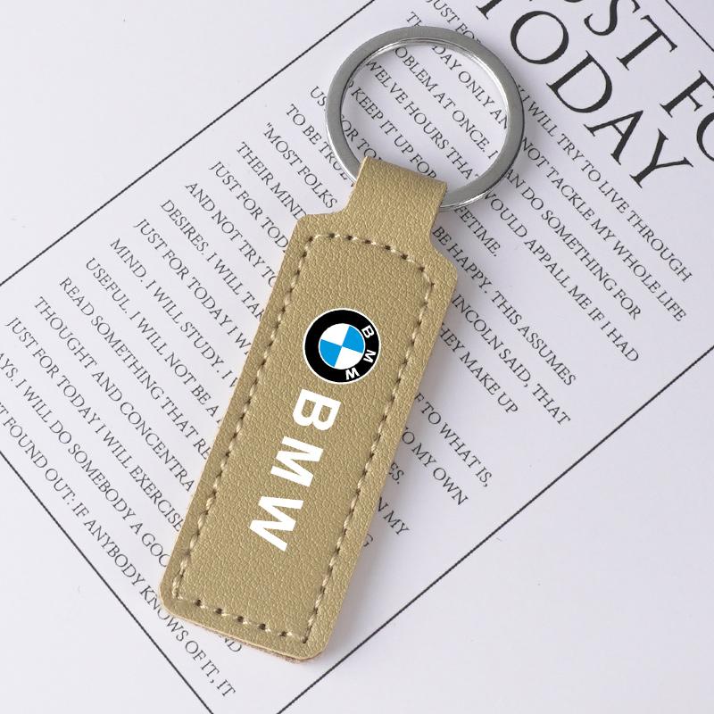 Leather Car Styling Keychain Anto-loss Key Ring Pendant For BMW 1 3 5 7 Series X1 X3 X4 X5 F10 F15 F16 F20 F30 F18 F25 M3 M4 E34 cysh69