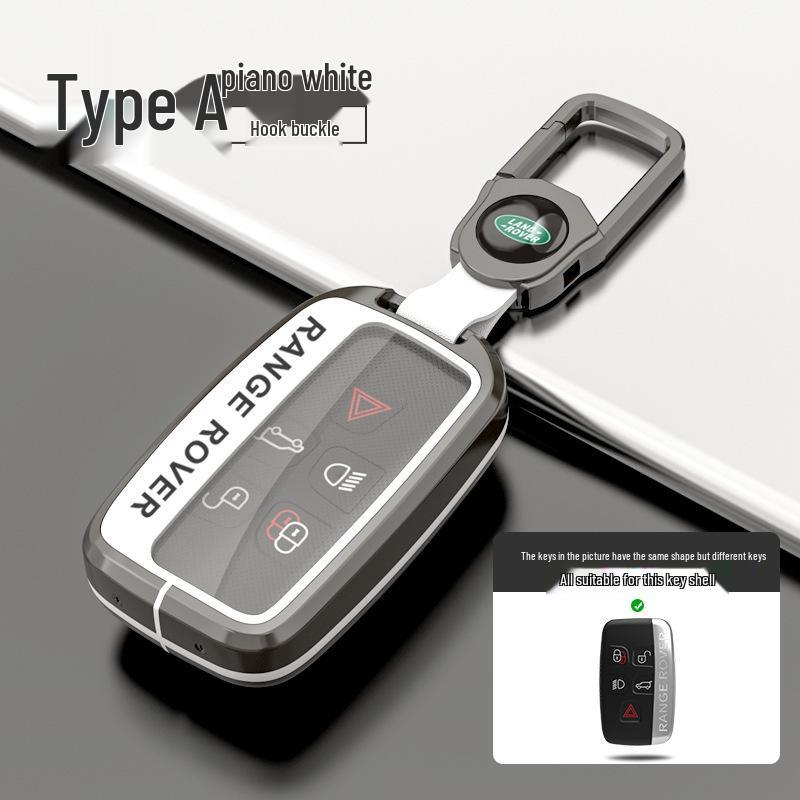 5-Button Key Case for Range Rover: Sport, Evoque, Defender, Discovery, Velar, Discovery 4
