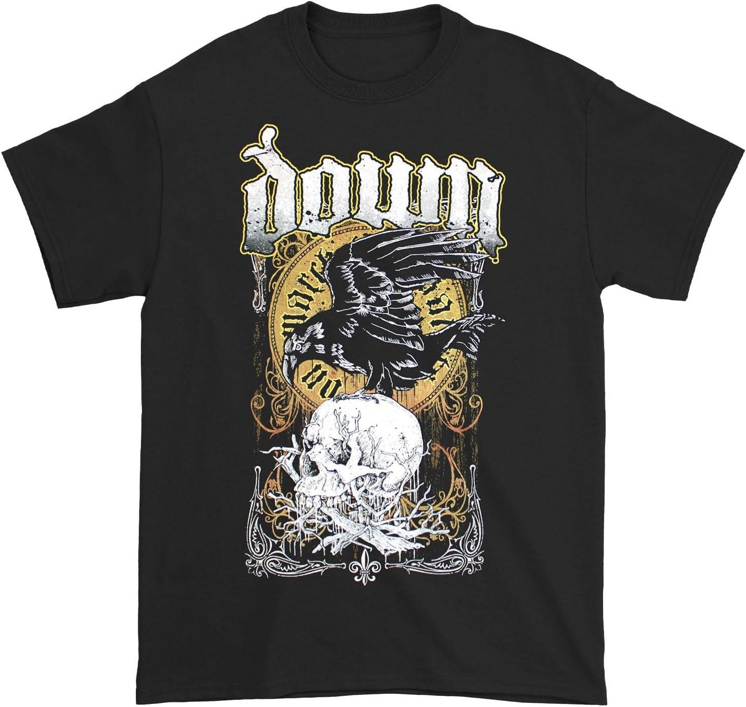 Men s Swamp Skull Short Sleeve T-Shirt XXXXXL чёрный