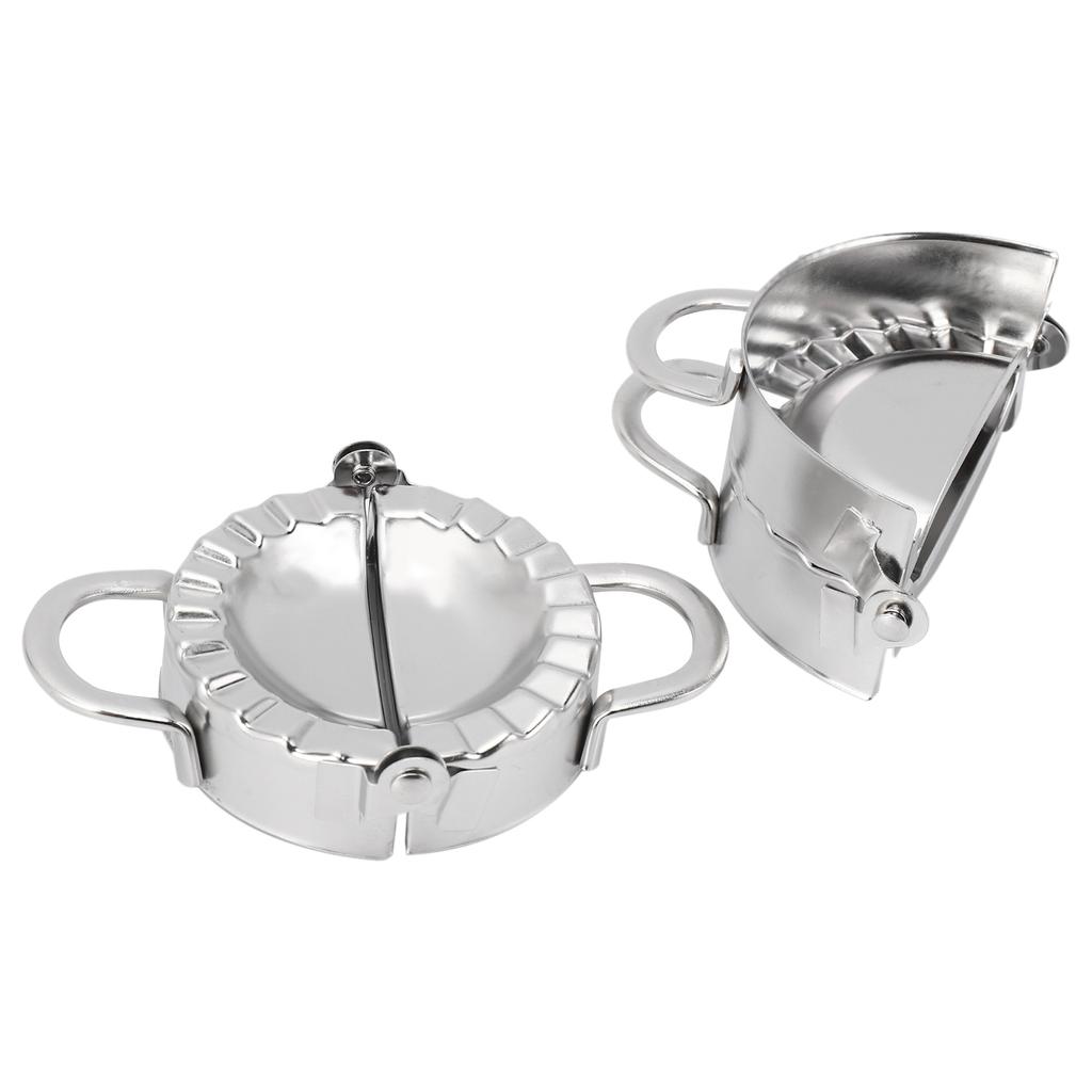 Versatile Dumplings Maker,7 Pack Stainless Steel Easy Pie Ravioli Empanadas Press Mold,Pierogi Cutter Wrappers Pastry Making Too