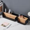 Bamboo and Wood Storage Box Removable Multi-function Large Basket Capacity Sundries Storage Box Home Organization Storage