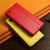 Napa Inner Grid Genuine Leather Flip Case for Samsung Galaxy A05 A05S A15 A25 A35 A55 A16 A26 A36 A56 5G Phone Cover Card Cases