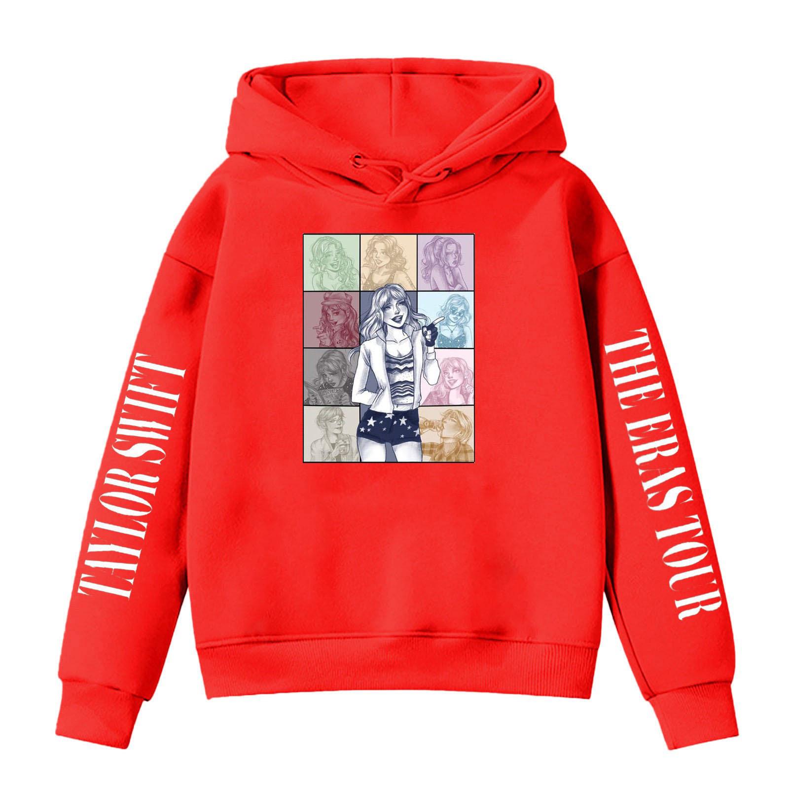 Taylor Swift Kids Casual Printed Hoodie 150cm