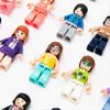 50 PCS Ramdom Minifigures, Mini Figure Toy, Building MINIFIG People, Action Figure, Mystery Pack (Random 50 Minifig Included)