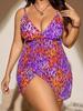Women's One-piece Swimsuit, Women's Color Blocked Suspender, Sexy Backless Bikini
