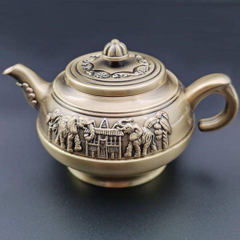 

Vintage Bronze Elephant Design Spirit Drinkware