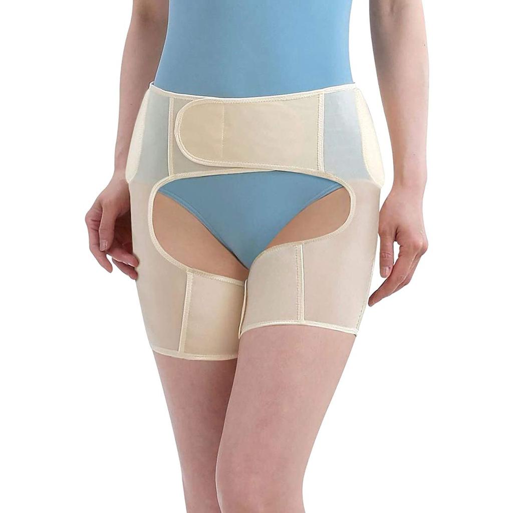 Lightweight Suisui Inner Hip Supporter for Both Legs Beige ReRaku S~M