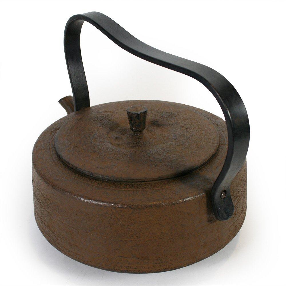 Made In Japan Nanbu Tekki Nanbu Iron Kettle IH Fire Compatible Kettle Kettle Compatible/Open "Wide Mouth" 1.5L