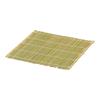 Estera de bambú para vaporera cuadrada de madera 36 cm,