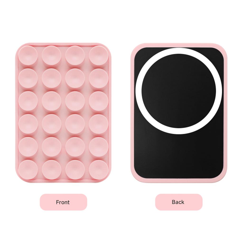 Double Side Silicone Suction Pad For Mobile Phone Fixture Suction Cup Backed Adhesive Silicone Rubber Sucker Pad For Fixing Tool