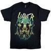 Slayer T Shirt Daemonic Twin Band Logo New Official Mens Black