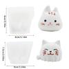 Cats Shape Silicone Mold for Mousse Cake Practical Pudding Dessert Baking Mould Convenient Baking Tool for Muffins