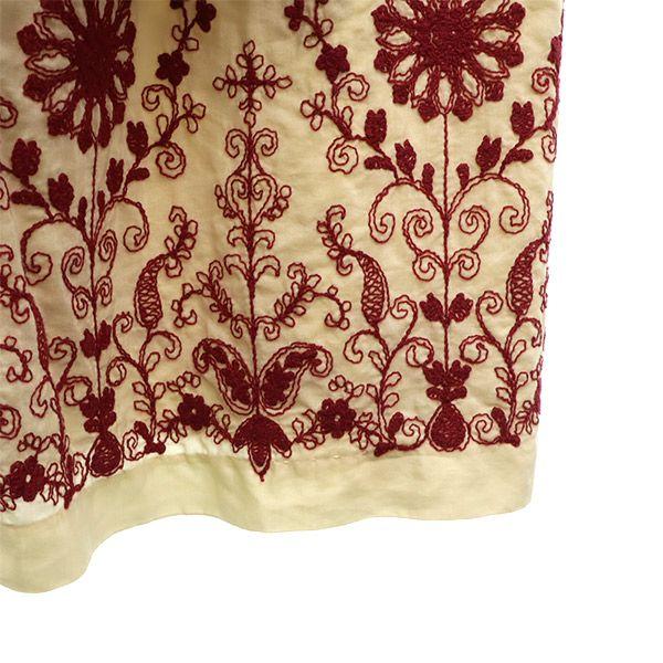 TOCCA made in Japan Overall handle No sleeve one piece 2 Beige x red Women Used