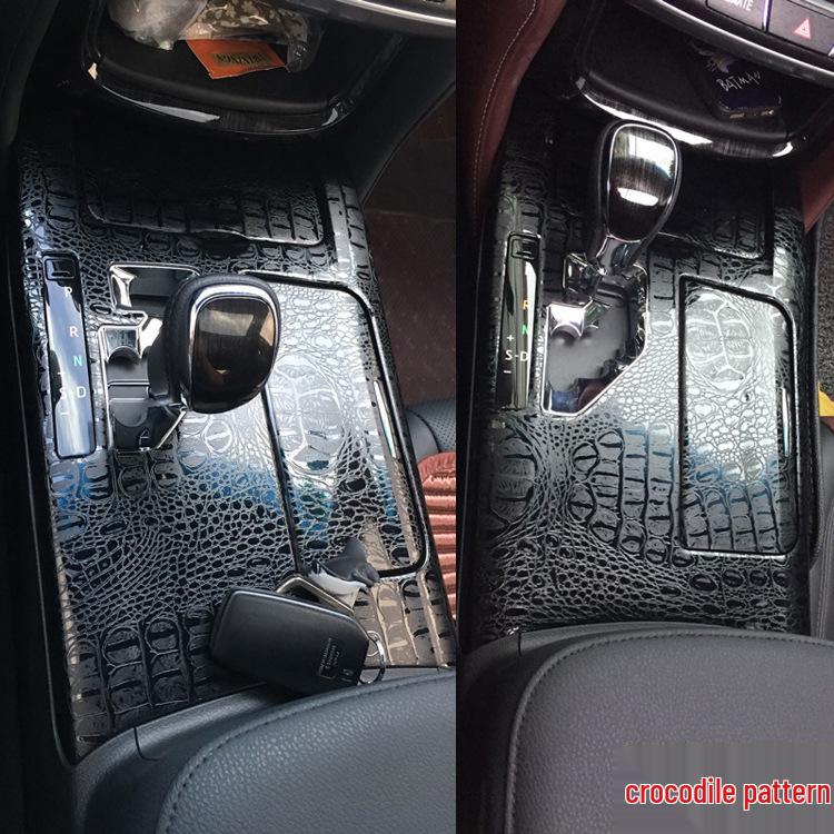 14th Gen Crown Interior Modification Stickers for Center Console Gear Shift