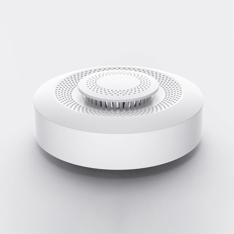 Multifunctional WiFi Air Quality Sensor Smart Air Box CO2 Meter Formaldehyde TVOC Temperature Humidity Sensor Work with Alexa Google for Home Detector