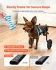 Dog Wheelchair for Back Legs, Adjustable 2 Wheels Pet Wheelchair, Lightweight Dog Cart with Shock-Absorbing Wheels, Mobility Support Wheel Chair for