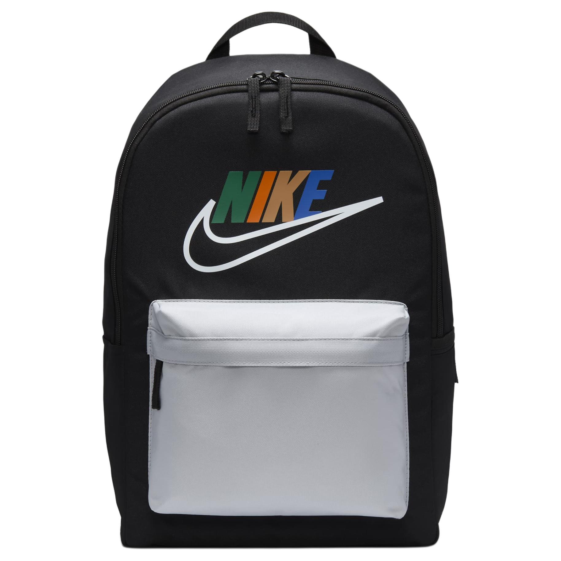 

Nike Heritage 25L Backpack Black/Wolf Grey/White Casual FZ2492-010 чёрный