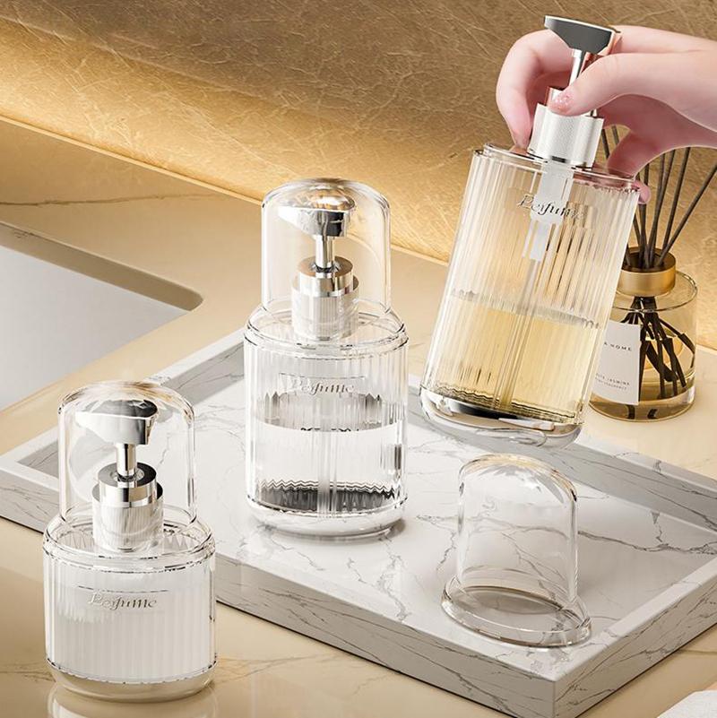 60/90/120Ml Liquid Soap Dispenser Bottle Empty Pump Refillable Bathroom Shampoo Bottles Liquid Container Shampoo Dispenser Decor