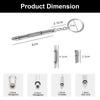 Eyeglasses Screwdriver Repair Kit Precisions 4 In 1 Mini Screwdriver Set Keychain Glasses Sunglasses Watch Electronics