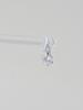 Lucore Silver 925 Daily Cubic One-Touch Ring Earrings