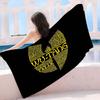 WU-T--TANG CLAN Band Bath Towel Microfiber Soft Water Absorbing Breathable For Girl Kids Decorative Cartoon Beach Towel