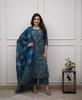 Indian Pakistani Designer Kurta Pant Dupatta Set Bollywood Top Tunic Kurti Salwar Suit Dress