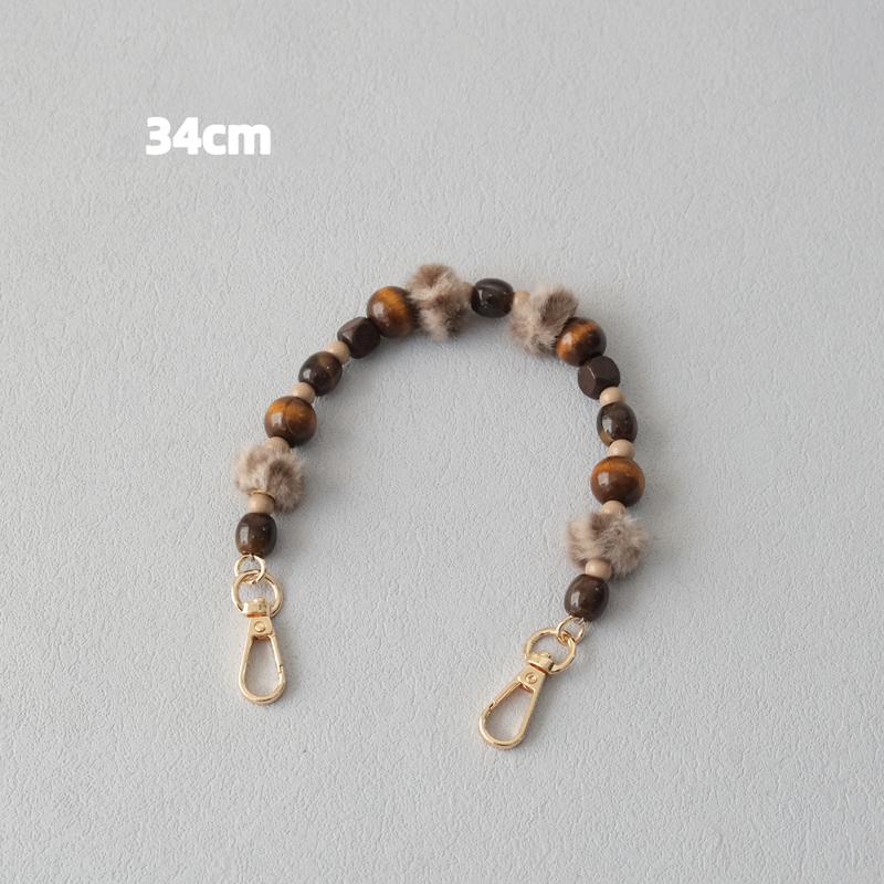 New Fashion Woman Bag Accessory Detachable Candy Beaded Chains Cute Acrylic Luxury Strap Women Elegant Bag Shoulder Handle Chain