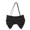 Elegant Large Capacity Bowknot Tote Fashion Zipper Handbag Pleated Bow Crossbody Bags  Office Use