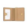 New COACH Snap Wallet Canvas With Leather Clutch Wallet Women's Khaki CH477-IMOT4
