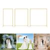 Arch Stand Balloon Backdrop Square Iron Frame Arbor Support Festive Decoration Sturdy Material