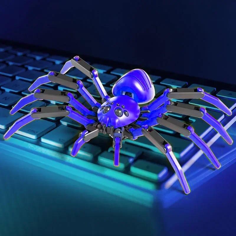 Multi-jointed Movable Robot 3d Printed Spider Toys With Suction Cup Gift Christmas Decompression Implement
