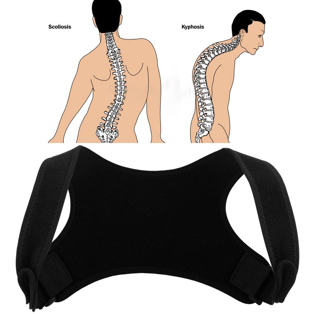 Unisex Breathable Humpback Sitting Posture Correction Belt for Adults Children Students