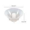 Resin Casting Candle Holder Silicone Mold Little Volcano Mirror Mold Suitable for Epoxy Candle Holder Family Table Decor
