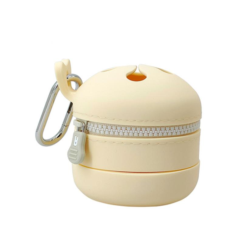 1 Piece Portable Storage Pouch For Small Fishing Gear Outdoor Waste Collection Foldable Fly Fishing Silicone Storage Container