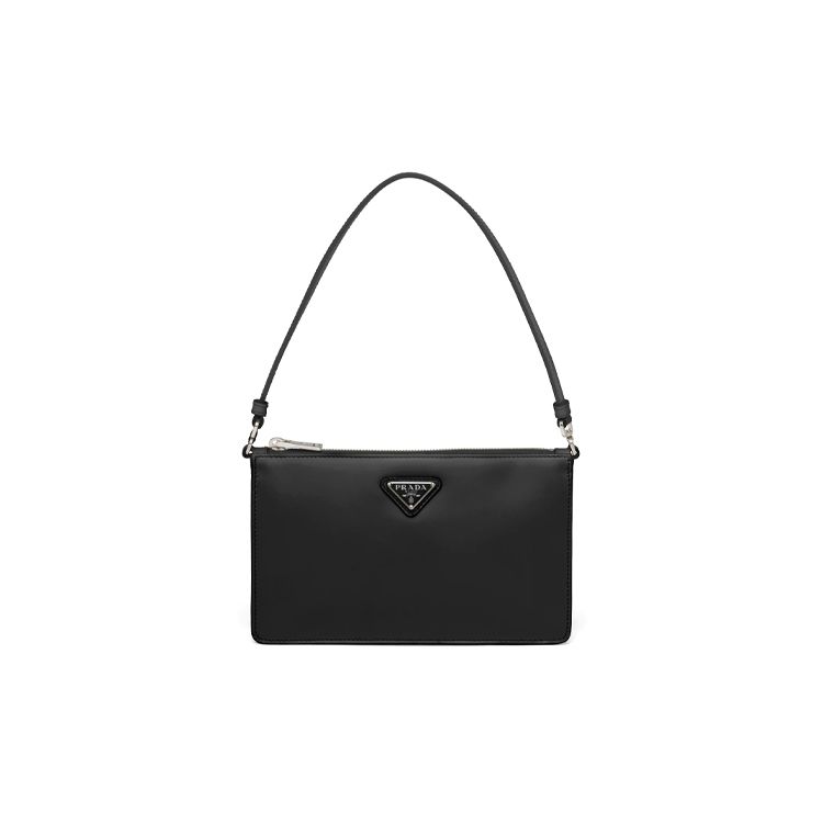 Prada Shiny Leather Handbag Women Handbags Black 1BC155-ZO6-F0002-V-OOM