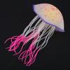 Silicone Aquarium Jellyfish Decoration Fluorescent Effect Soft Texture Simulation Jellyfish Suction Cup Glowing