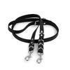 Fashion PVC Braided Luxury Adjustable Dog Collar & Leash with Print Pattern Ribbons Decoration Soft & Durable
