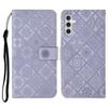 For Samsung Galaxy S25 FE Case Leather Case Ethnic Style Wallet Phone Cover with Strap