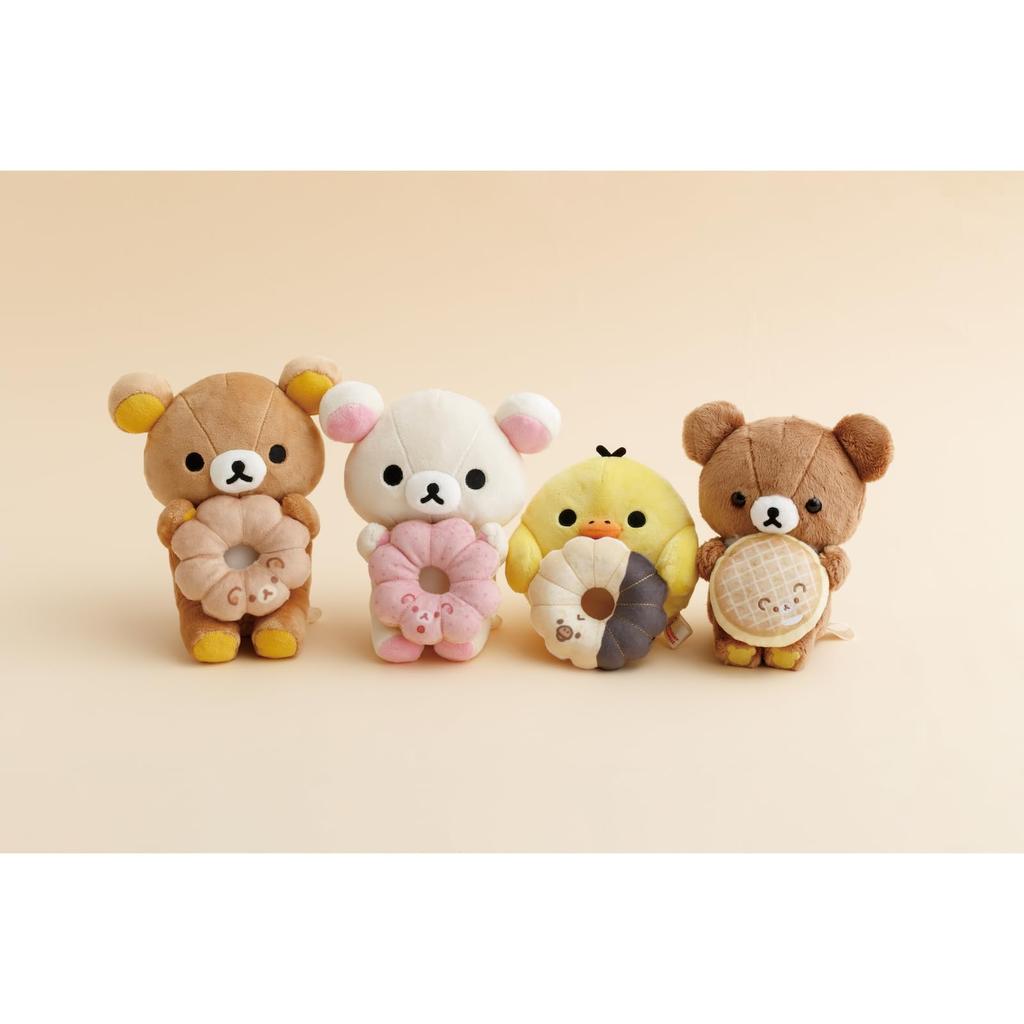 MV27101 Rilakkuma X Mister Donut Donut Makumaku Plush Toy Rilakkuma