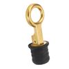 2Pcs Screw Type Compression Drain Plug Excellent Sealing Oxidation Resistant Rubber Brass Boat Drain Plug for Marine Yacht