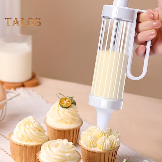 ShawFly Cookie Maker Press Gun Kit Fabrication De Biscuits Et Ensemble De Glaçage Pour Décorations De Gâteau Bricolage Avec 13 Disques Et 6 Embouts De Glaçage