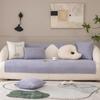Polyester Fabric Sofa Mat Clean Surface Backrest Cover Solid Color Seat Living Room Couch Cushion L Sofa  Towel Home  Decoration
