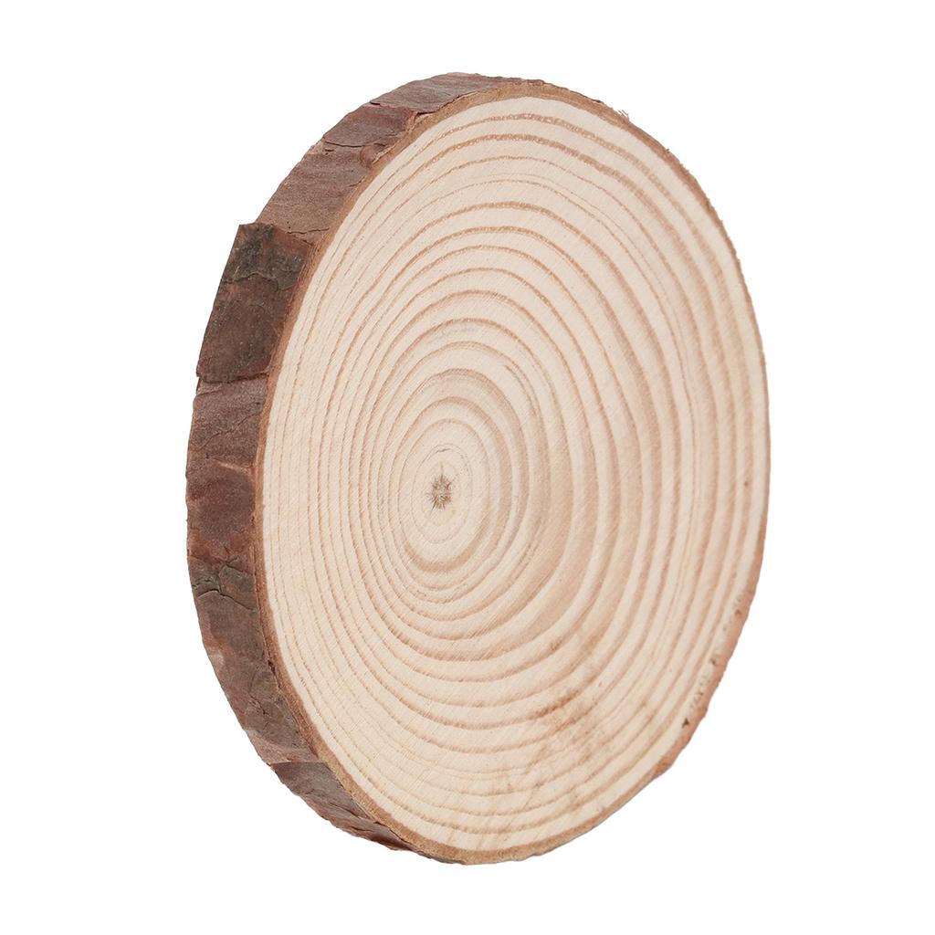 25 Bucăți Lemn Pin Suport de Pahar Recuzită Ornament pentru Decor Acasă