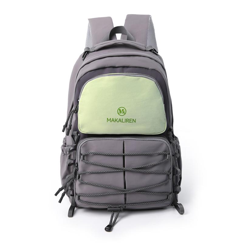 Unisex Outdoor Backpack Color Block Waterproof Backpack