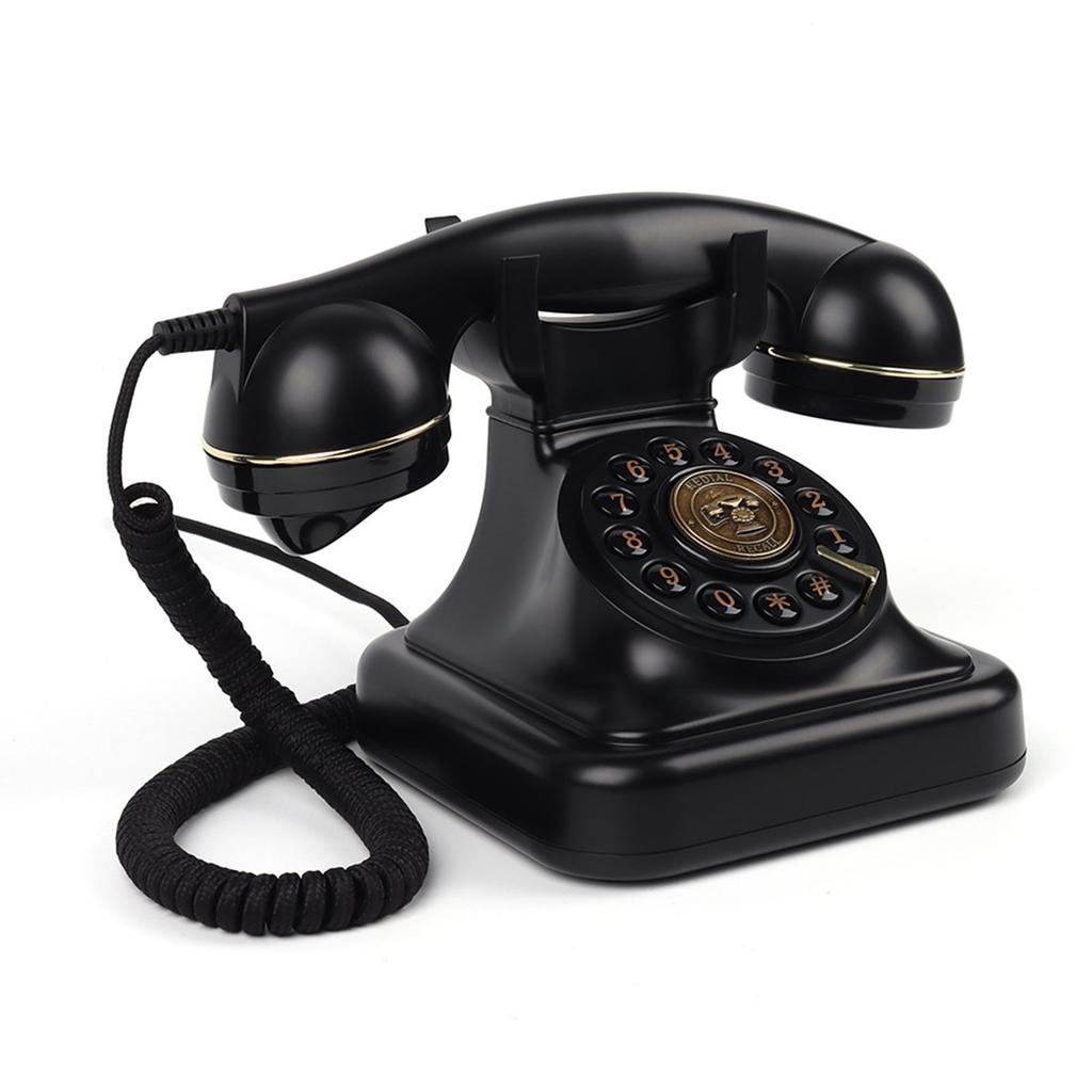 Bluetooth Retro-Telefon mit Freisprecheinrichtung, kabellos, USB-wiederaufladbar, altes Festnetztelefon zum Telefonieren und Musikhören