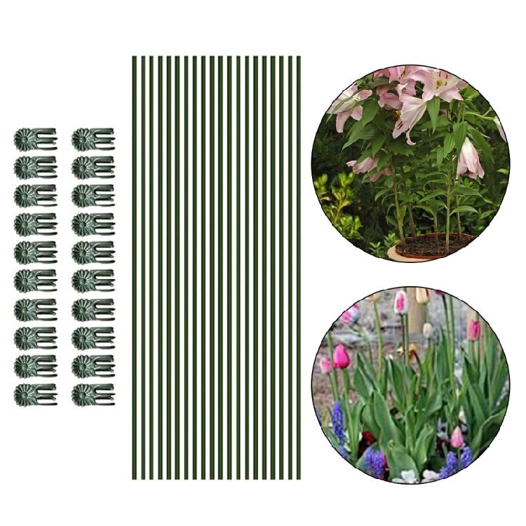 Regulable Bendable Plant Support Stick For Indoor Outdoor Plant High Strength Plastic Stake Natural Easy Install Gardening Essential