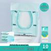 Portable Disposable Toilet Seat Covers - Adhesive, Dirt-Proof, No-Adhesive Cushion, Travel-Friendly