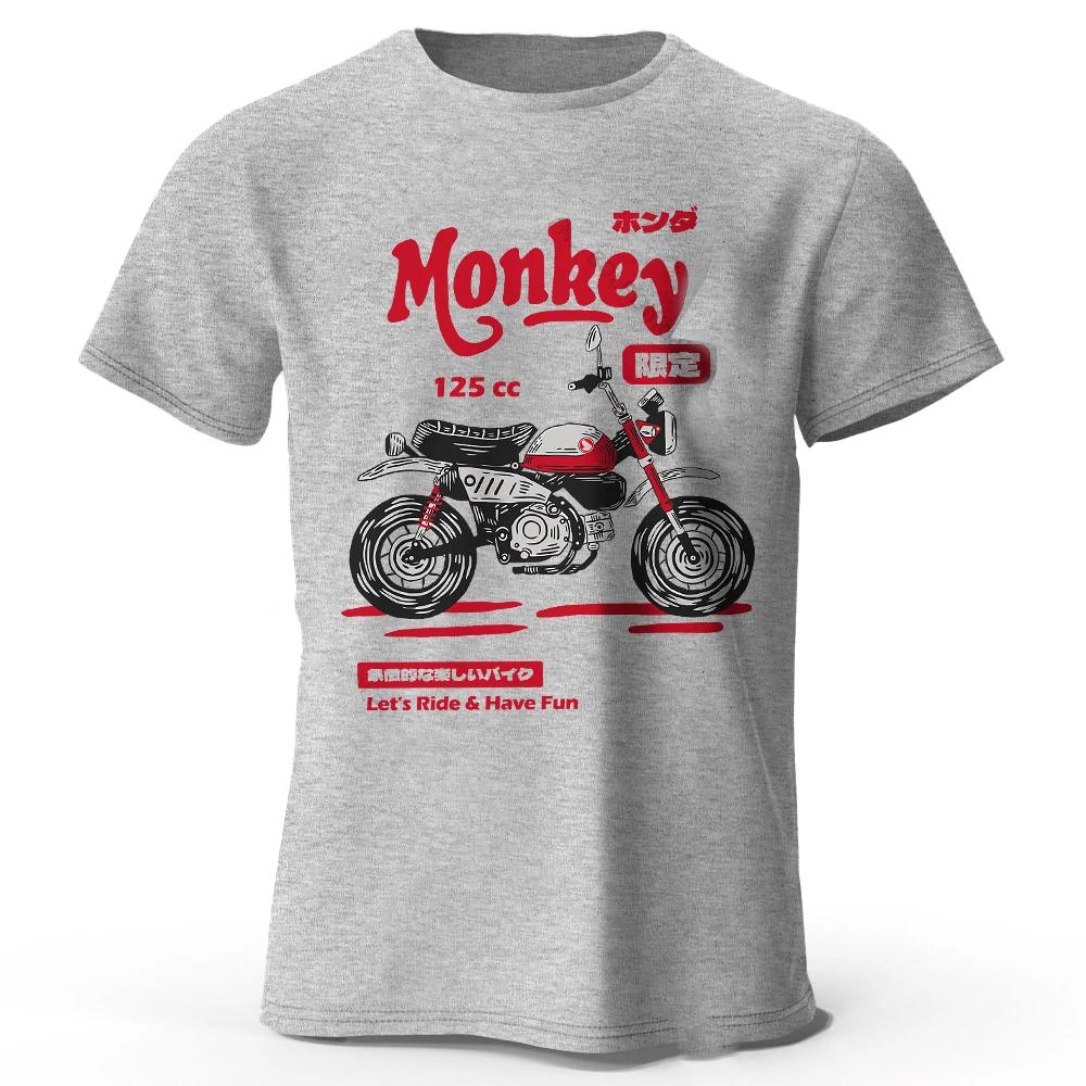 Модная винтажная футболка с рисунком мотоцикла для мужчин и женщин 2025 года, футболка с графическим изображением велосипеда, нарисованным от руки, для ретро-стиля байкера S