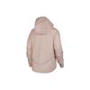 Nike Shield Logo Print Solid Hooded Jacket Women Jackets Pink CU3386-601